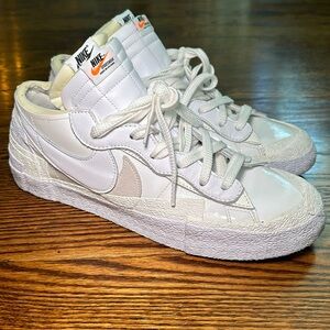 NIKE x SACAI Low Blazer size 13 white Mens